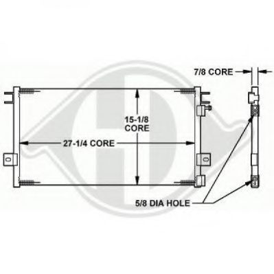 Конденсатор, кондиционер DIEDERICHS 8262100