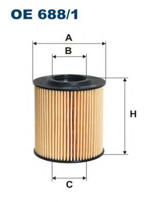 Масляный фильтр FILTRON OE688/1