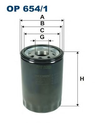 Масляный фильтр FILTRON OP654/1