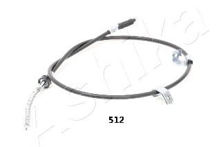 Трос, стояночная тормозная система ASHIKA 131-05-512