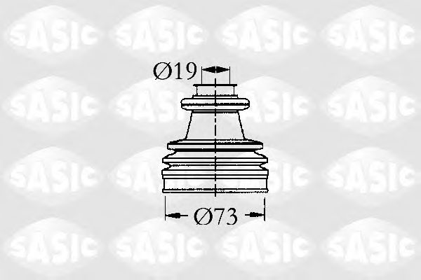 Комплект пылника, приводной вал SASIC 2933813