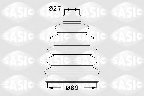 Комплект пылника, приводной вал SASIC 1904003