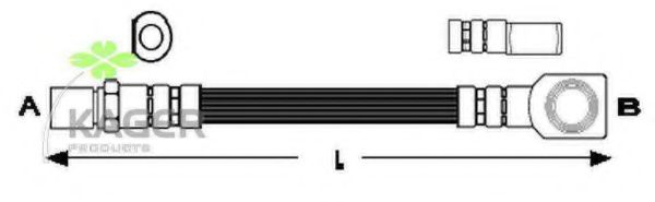 Тормозной шланг KAGER 38-0513