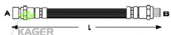 Тормозной шланг KAGER 38-0603