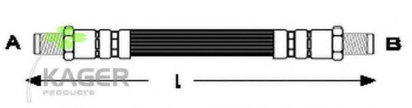 Тормозной шланг KAGER 38-0718