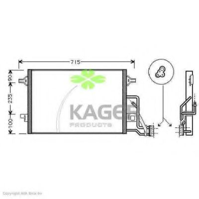 Конденсатор, кондиционер KAGER 94-5404