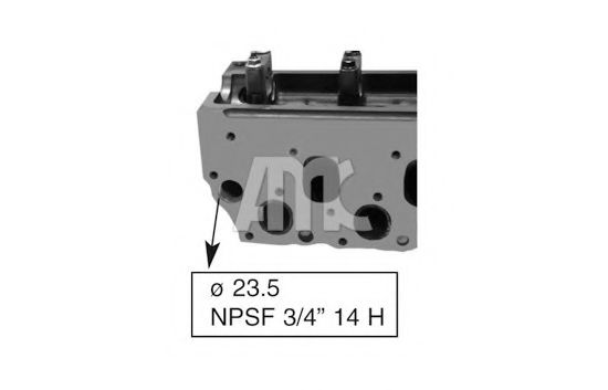 Головка цилиндра AMC 909025