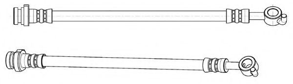 Тормозной шланг KAWE 512773