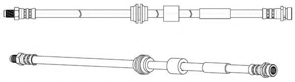 Тормозной шланг KAWE 512804