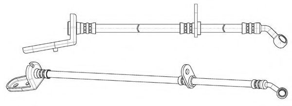 Тормозной шланг KAWE 512853