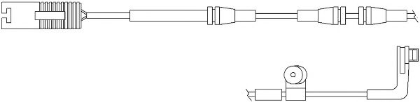 Сигнализатор, износ тормозных колодок KAWE WS0222A