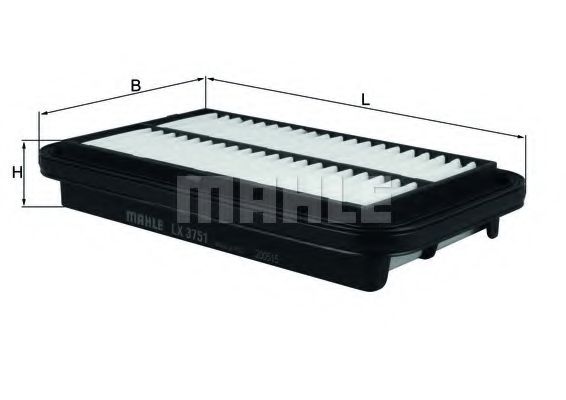 Воздушный фильтр MAHLE ORIGINAL LX 3751
