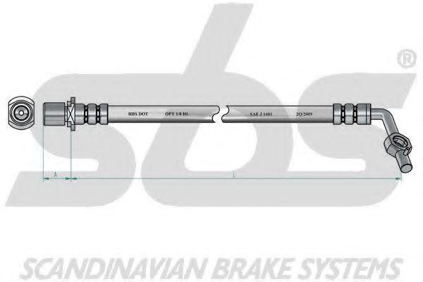 Тормозной шланг OJD (QUICK BRAKE) 50046