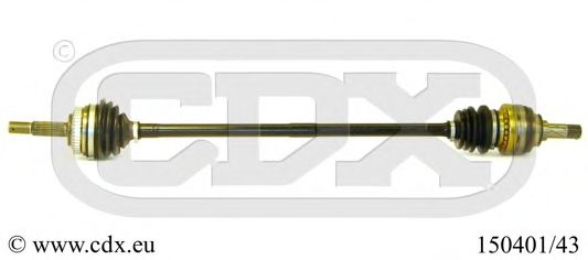 Приводной вал CDX 150401/43