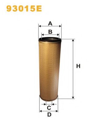 Фильтр добавочного воздуха WIX FILTERS 93015E