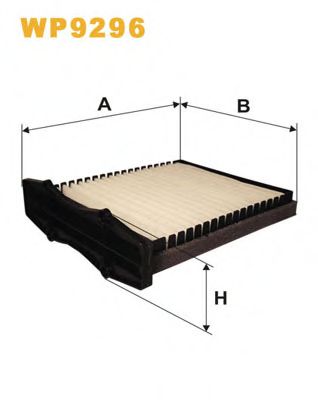 Фильтр, воздух во внутренном пространстве WIX FILTERS WP9296