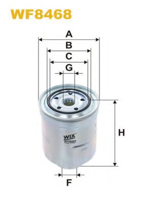 Топливный фильтр WIX FILTERS WF8468