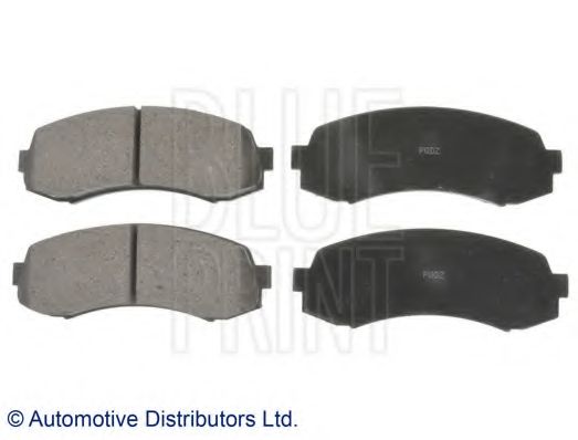 Комплект тормозных колодок, дисковый тормоз BLUE PRINT ADC44278