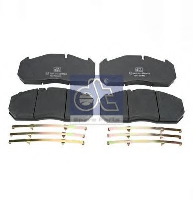 Комплект тормозных колодок, дисковый тормоз DT 3.96401