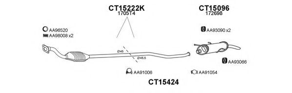 Система выпуска ОГ VENEPORTE 150169