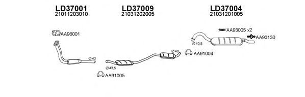Система выпуска ОГ VENEPORTE 370001