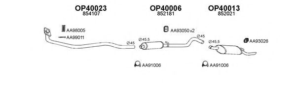 Система выпуска ОГ VENEPORTE 400084
