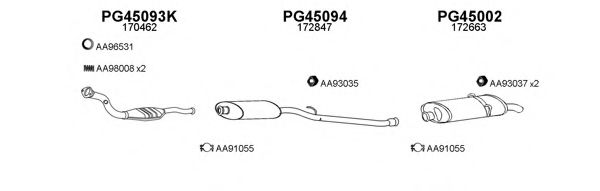 Система выпуска ОГ VENEPORTE 450028