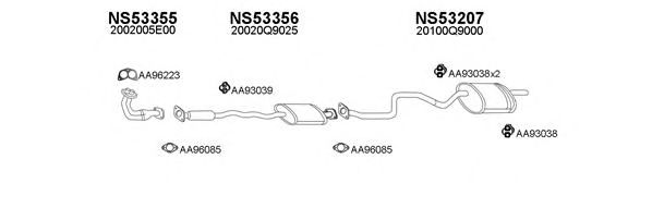 Система выпуска ОГ VENEPORTE 530084