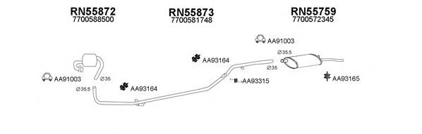 Система выпуска ОГ VENEPORTE 550315