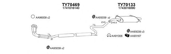 Система выпуска ОГ VENEPORTE 700009