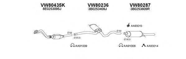 Система выпуска ОГ VENEPORTE 800157