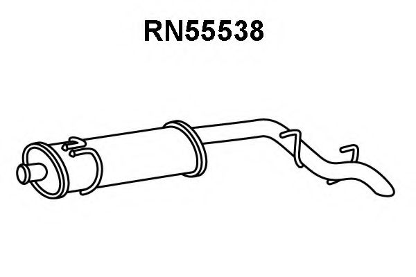 Глушитель выхлопных газов конечный VENEPORTE RN55538