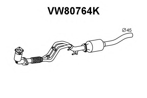 Катализатор VENEPORTE VW80764K