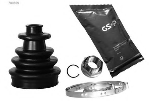Монтажный комплект, сильфон приводного вала GSP 780359
