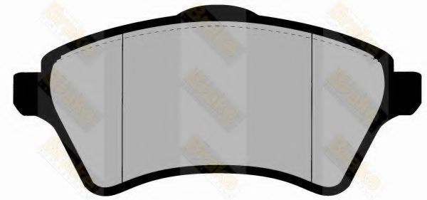 Комплект тормозных колодок, дисковый тормоз Brake ENGINEERING PA1326