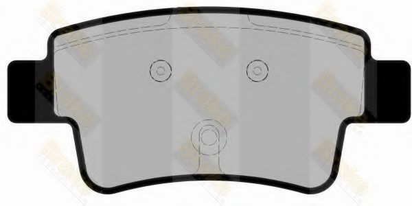 Комплект тормозных колодок, дисковый тормоз Brake ENGINEERING PA1869