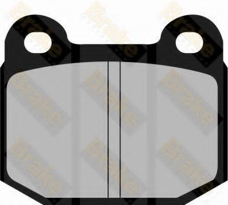 Комплект тормозных колодок, дисковый тормоз Brake ENGINEERING PA251