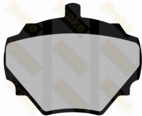 Комплект тормозных колодок, дисковый тормоз Brake ENGINEERING PA314