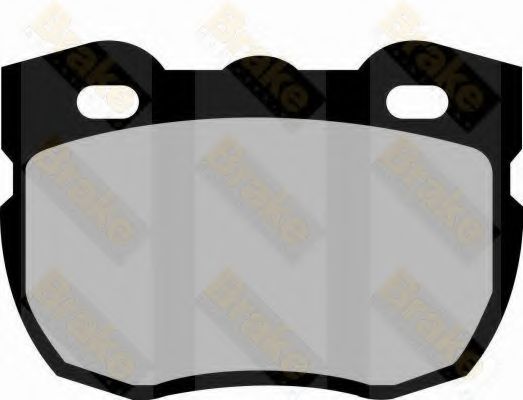 Комплект тормозных колодок, дисковый тормоз Brake ENGINEERING PA525