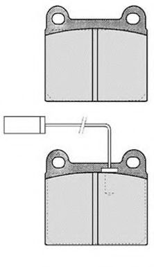 Комплект тормозных колодок, дисковый тормоз RAICAM RA.0015.2