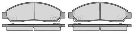 Комплект тормозных колодок, дисковый тормоз RAICAM RA.0411.0