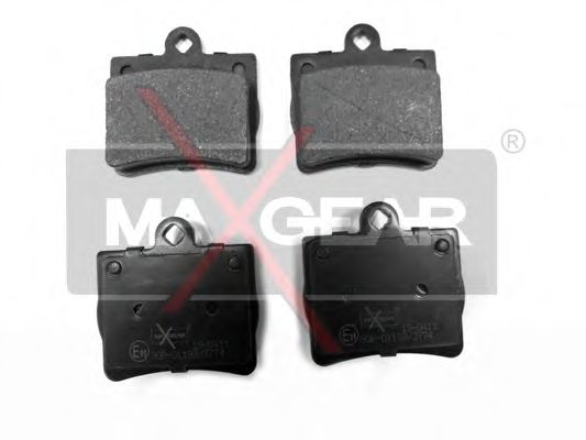 Комплект тормозных колодок, дисковый тормоз MAXGEAR 19-0411