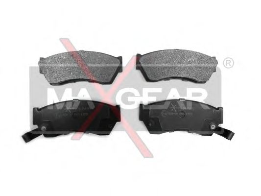 Комплект тормозных колодок, дисковый тормоз MAXGEAR 19-0476