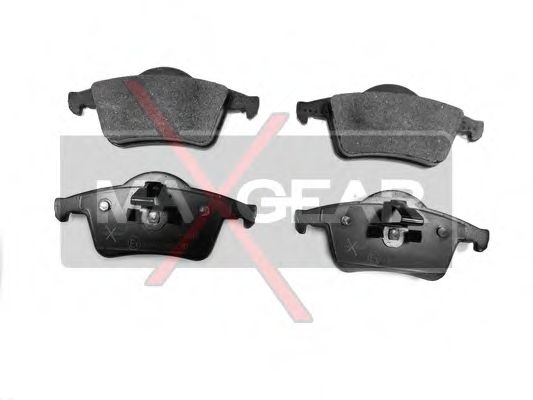 Комплект тормозных колодок, дисковый тормоз MAXGEAR 19-0512