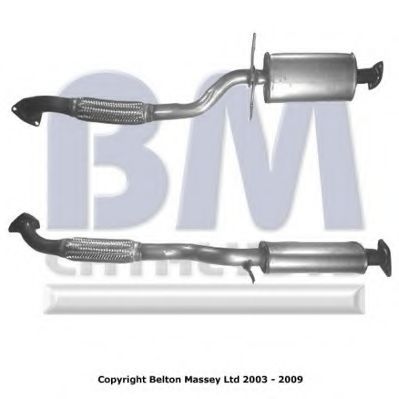 Труба выхлопного газа BM CATALYSTS BM50022