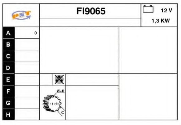Стартер SNRA FI9065