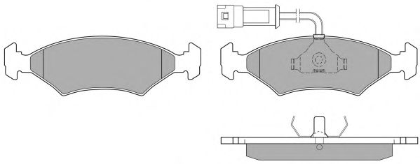 Комплект тормозных колодок, дисковый тормоз FREMAX FBP-0353-01