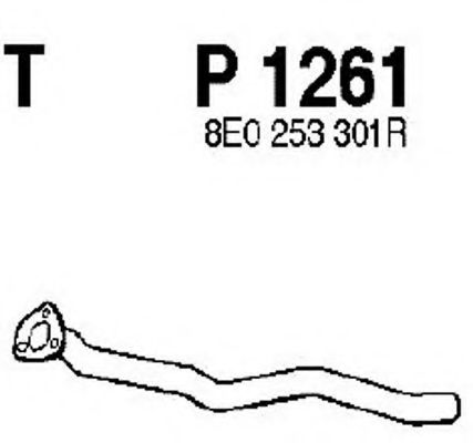 Труба выхлопного газа TESH 130402