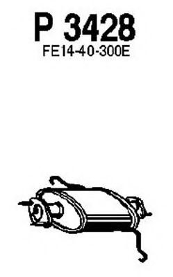 Предглушитель выхлопных газов MTS 33030