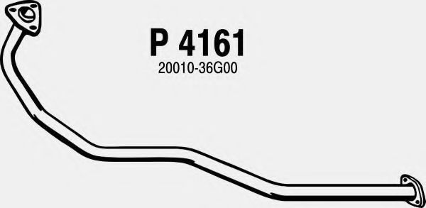 Труба выхлопного газа FENNO P4161